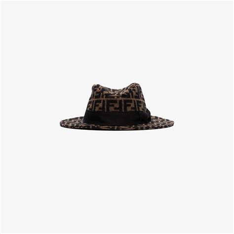 fendi fedora hat|Women's Designer Hats & Gloves .